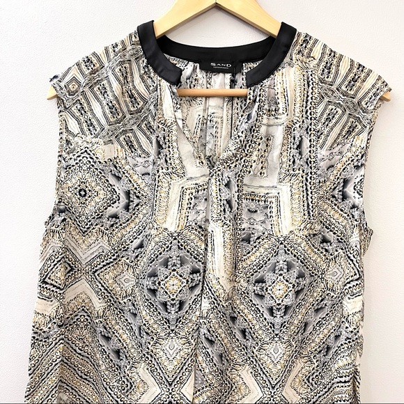 NWT SAND Copenhagen Silk Sleeveless Blouse - Picture 11 of 12